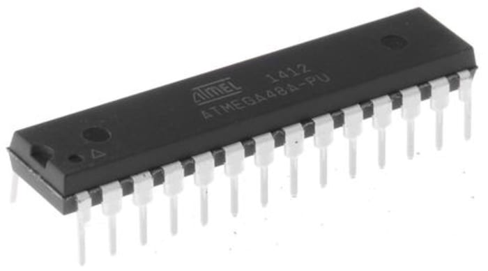 Microchip, 8bit AVR, ATmega Microcontroller, 20MHz, 4 kB Flash, 28-Pin PDIP
