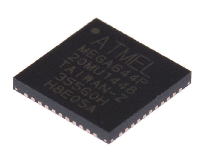Microchip, 8bit AVR, ATmega Microcontroller, 20MHz, 64 kB Flash, 44-Pin VQFN