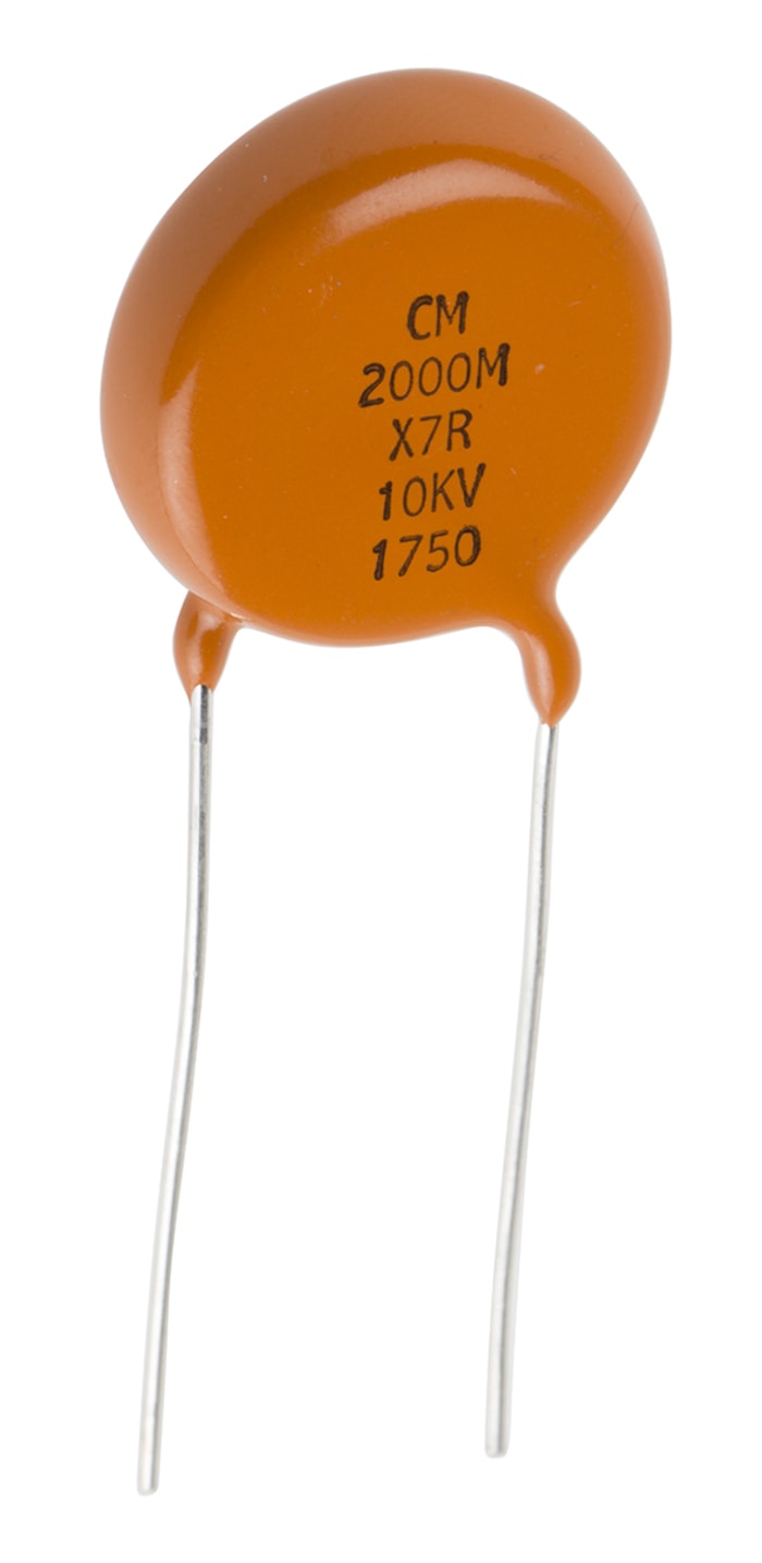 615RX7RAM103EN202M Vishay Vishay Single Layer Ceramic Capacitor (SLCC) 2nF 10kV dc X7R