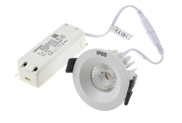 Éclairage plan de travail LEDVANCE, Ø 81mm, 8 W, Blanc