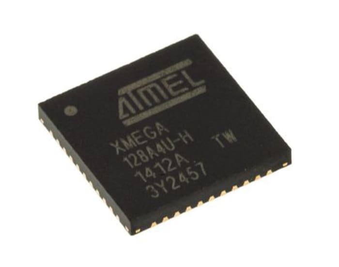Microchip, 8bit AVR, AVR XMEGA Microcontroller, 32MHz, 128 + 8 kB Flash, 44-Pin VQFN