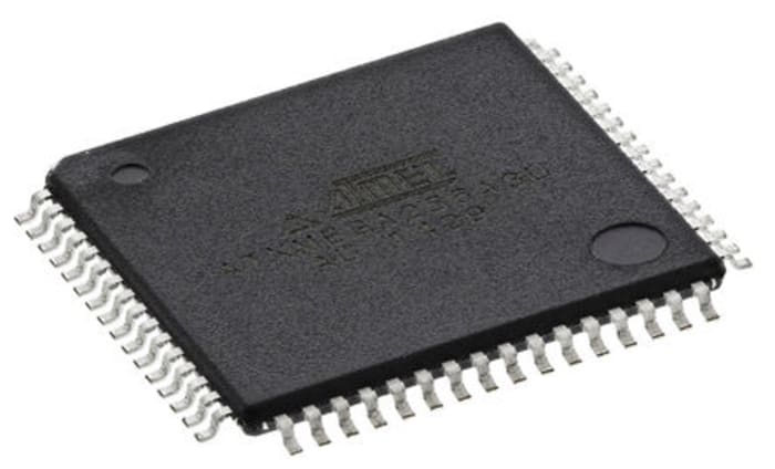 Microchip, 8bit AVR, AVR XMEGA Microcontroller, 32MHz, 256 + 8 kB Flash, 64-Pin TQFP
