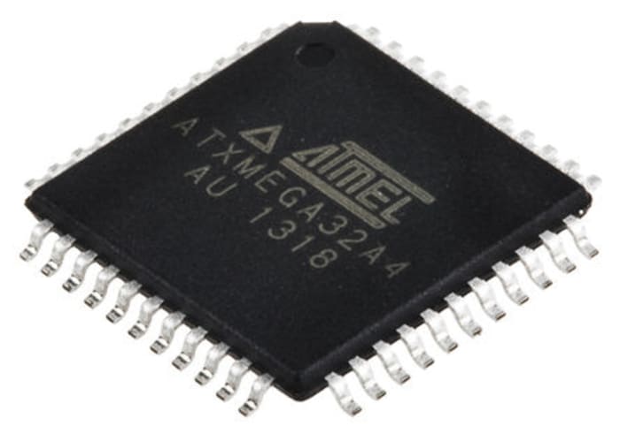 Microchip, 8bit AVR, AVR XMEGA A4 Microcontroller, 32MHz, 32 + 4 kB Flash, 44-Pin TQFP