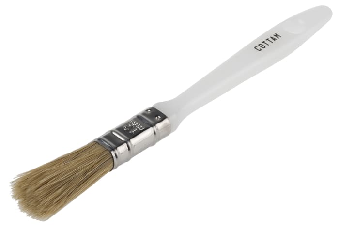 RS PRO Thin 12.7mm Paint Brush with Flat Bristles
