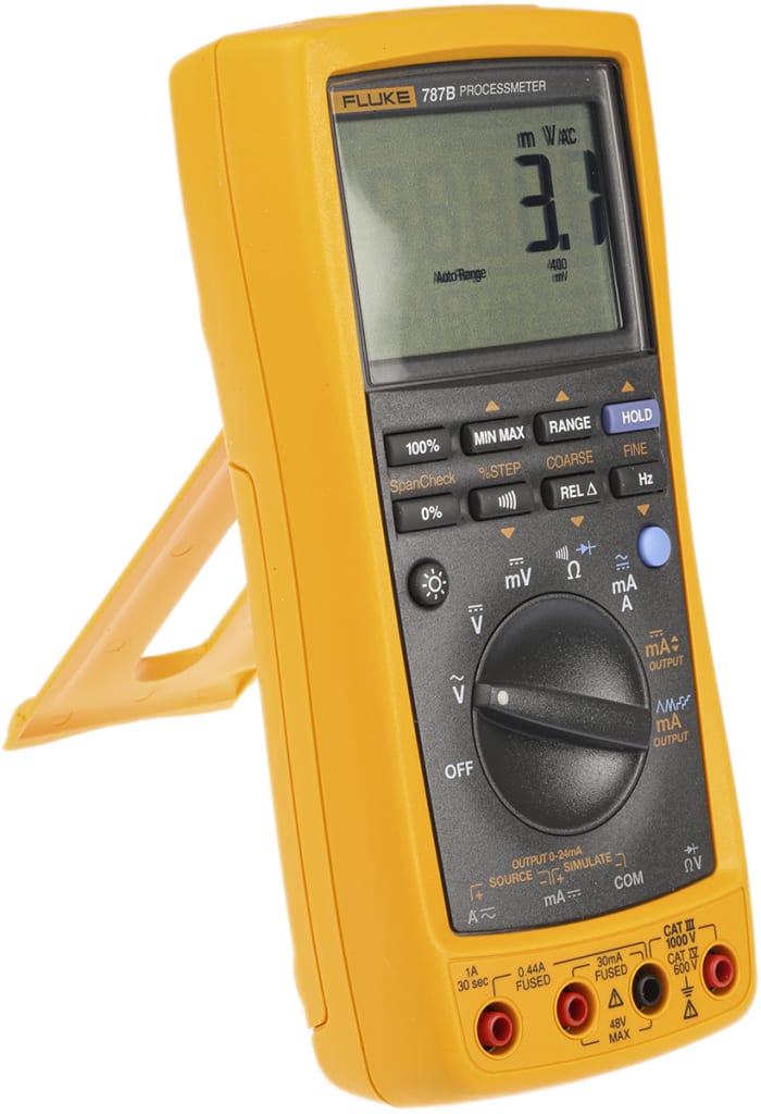 FLUKE787B Fluke Fluke 787B Handheld Digital Multimeter, True RMS, 1A