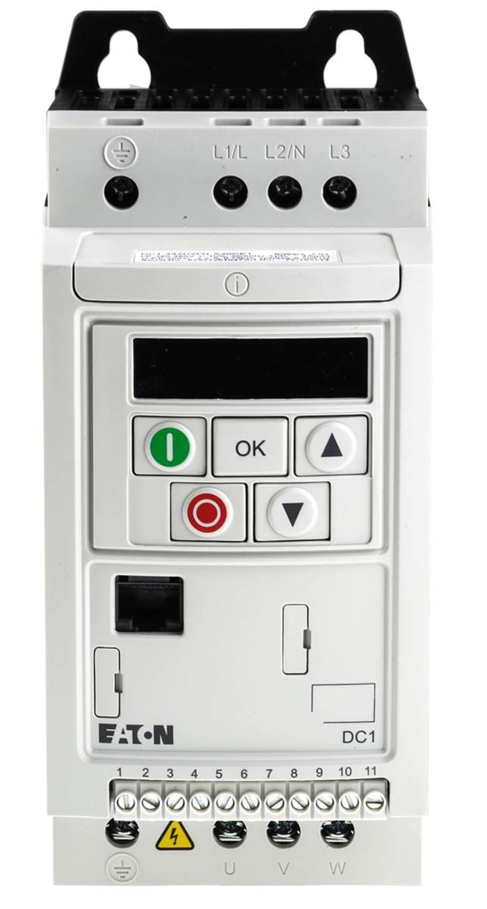 Eaton Inverter Drive, 0.75 kW, 3 Phase, 400 V ac, 2.2 A