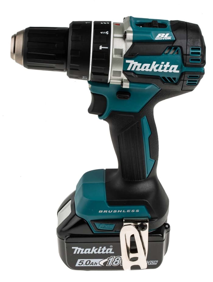 DHP484RTJ | Makita Keyless 18V Cordless Drill Driver, Type - British 3-Pin | 135-8863 | RS Components