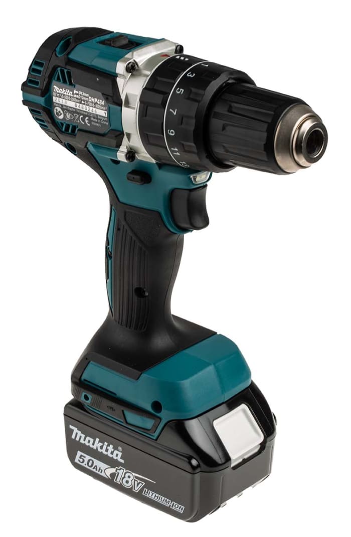 DHP484RTJ Makita | Makita 18V Cordless Drill Driver, Type G - British 3-Pin | 135-8863 | RS