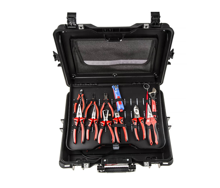 RS PRO, RS PRO 36 Piece Electricians Tool Kit with Case, VDE Approved, 136-3417