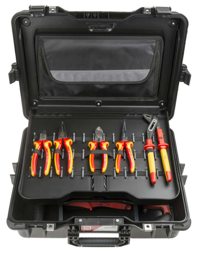 RS PRO, Kit de herramientas RS PRO, Maletín de 36 piezas, para  electricistas, aprobado VDE, 136-3417