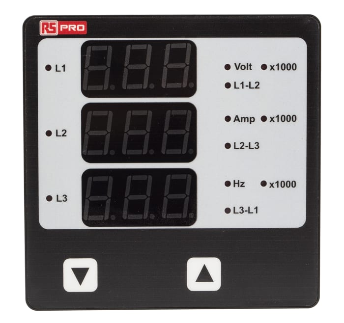 Digital Panel Frequency Meter DM 302 - Digital Meters with LED Display -  Iskra