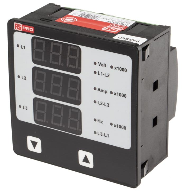 Digital Panel Frequency Meter DM 302 - Digital Meters with LED Display -  Iskra