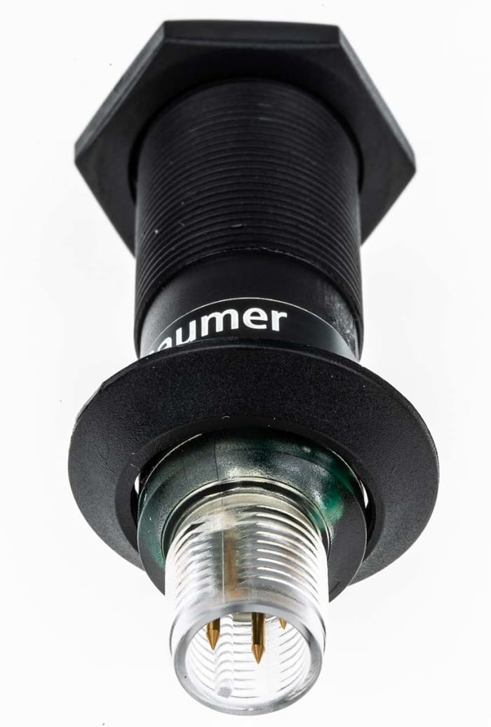 Baumer Baumer Diffuse Photoelectric Sensor, Barrel  Sensor, → 300 mm Detection Range 136-5794 RS Components