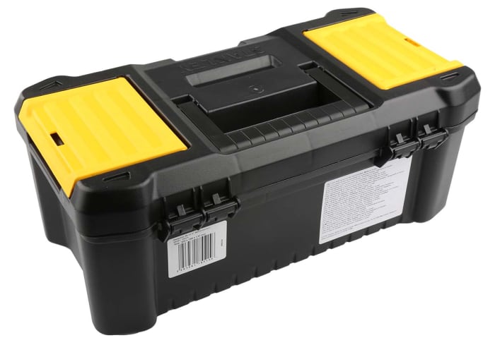 Stanley STST1-75515 Toolbox Essential with metal latches, Black/Yellow