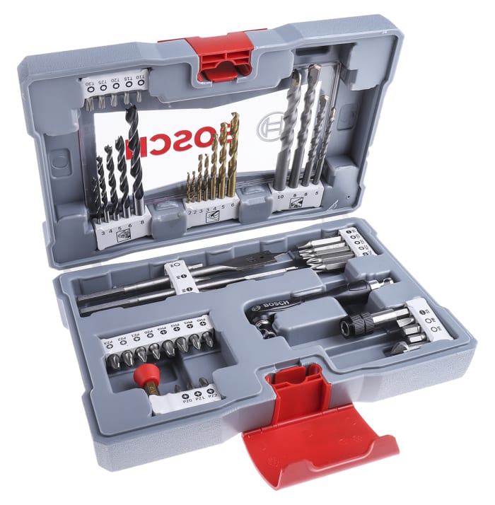 2608P00233 Bosch Bosch 49 Piece Twist Drill Bit Set for Masonry