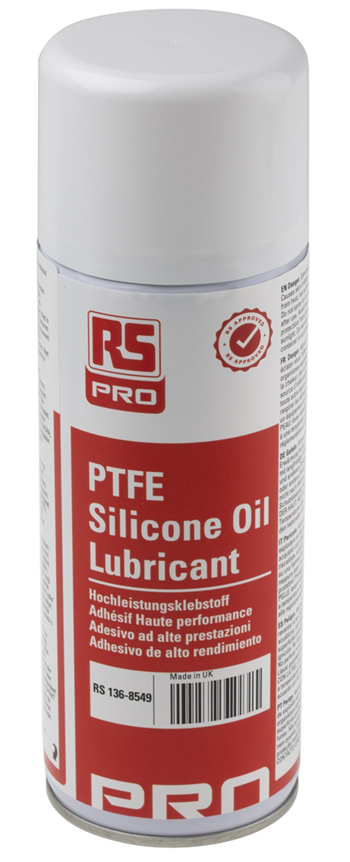 Huile de silicone RS PRO Aérosol, 400 ml, Multi-fonctions