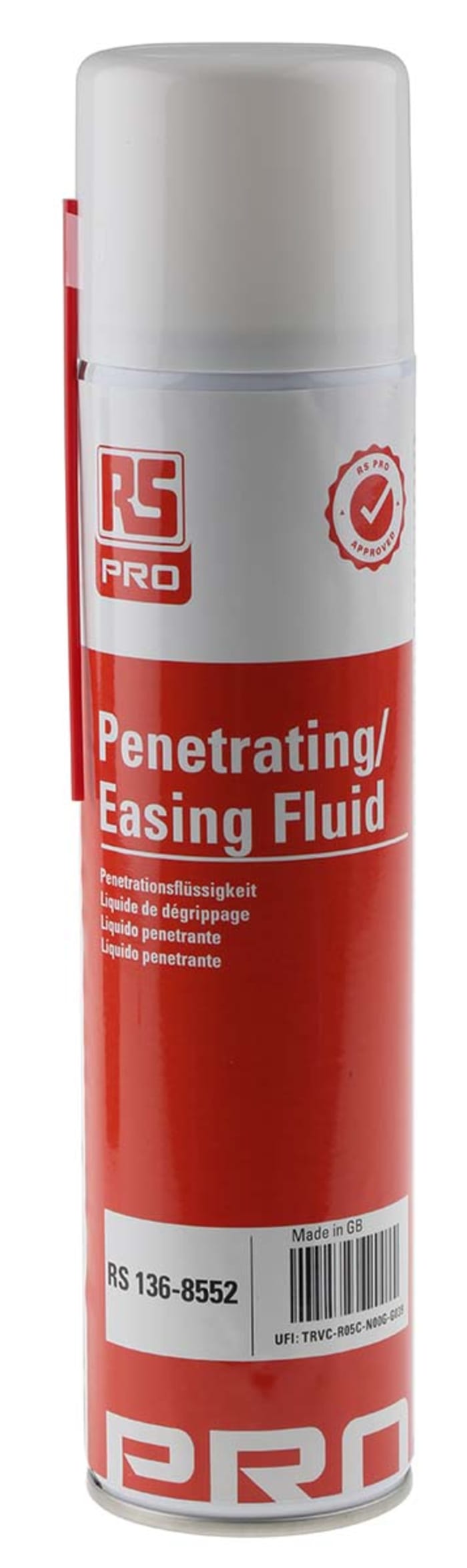 RS PRO Penetrating Multi Purpose Lubricant 400 ml Aerosol