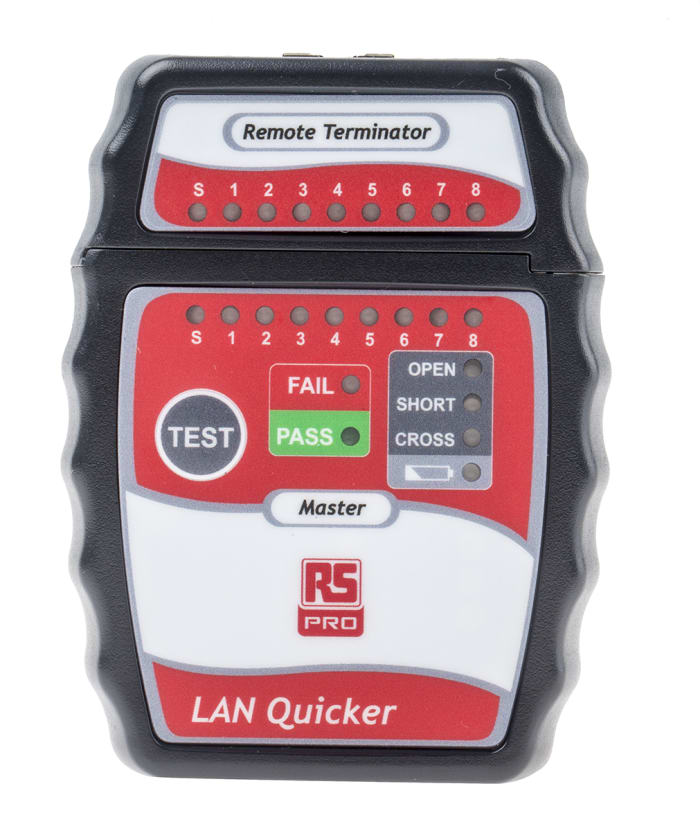 RS PRO Cable Tester RJ45