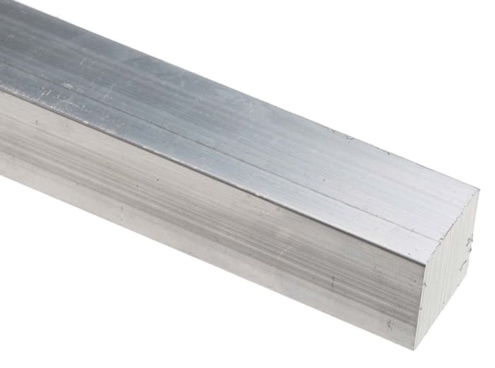 RS PRO RS PRO Aluminium Square Bar, 20mm W, 20mm H, 1m L 1368736