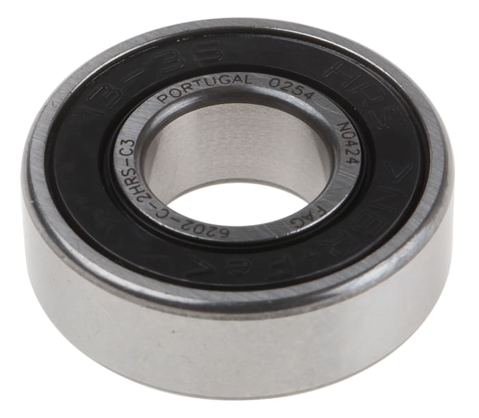 Rodamiento De Bolas FAG 6202-2Z-C3 - Profundo Ranurado, Doble Protección