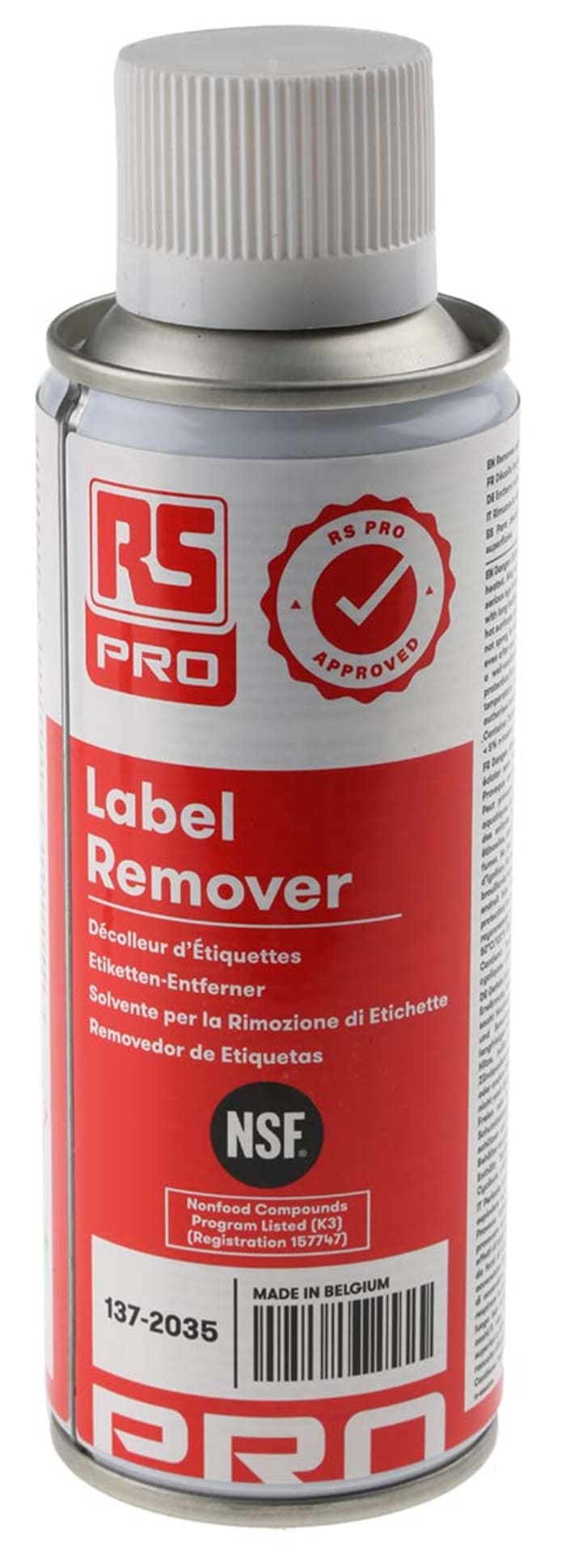 200 ml Aerosol Label Removers, Removes Labels