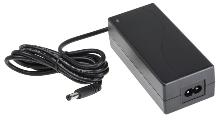 RS PRO 60W Plug-In AC/DC Adapter 12V dc Output, 5A Output