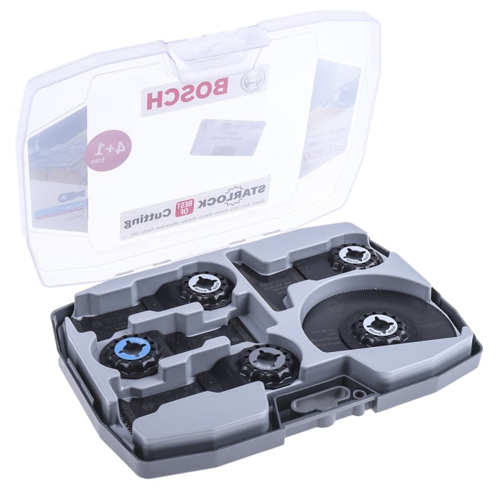 Juego de hojas oscilantes Bosch 2608664131 de 5 piezas para usar con Herramienta multiuso oscilante