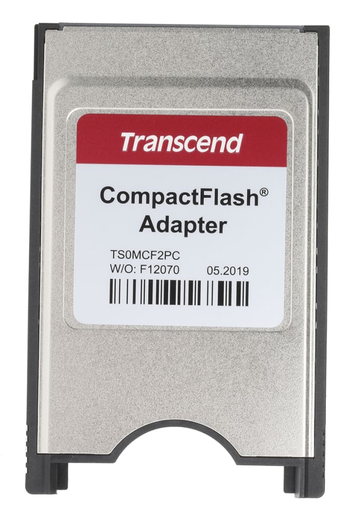 Transcend PCMCIA Internal Card Reader for Compact Flash Type I, Compact Flash Type II Memory Cards