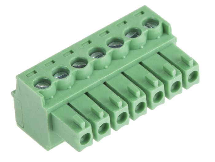 RS PRO, 3.5mm Pitch, 7 Way, , Pluggable Terminal Block, Plug, Through Hole, Screw Termination