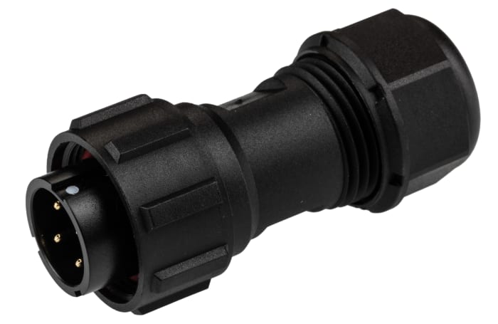 RS PRO Circular Connector, 4 Contacts, Cable, Standard Connector, Plug, Male, IP68, SP17 Series
