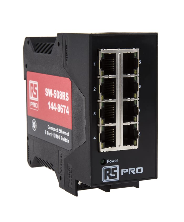 RS PRO Unmanaged 8 Port Ethernet Switch