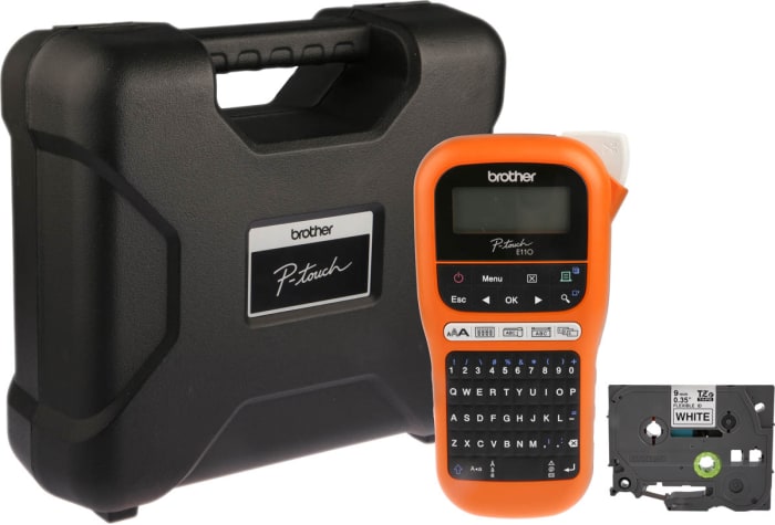 Brother PT-E110VP Handheld Label Printer, 12.5mm Max Label Width