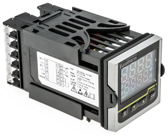 Eurotherm Piccolo P116 Panel Mount PID Temperature Controller, 48 x 48mm 1 (Analogue), 2 (Digital) Input, 1 (relay) 2