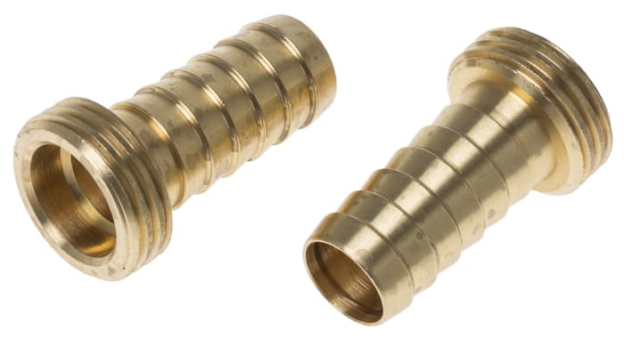 RS PRO Hose Connector Hose Tail Adaptor, BSP 1/2in 1/2in ID