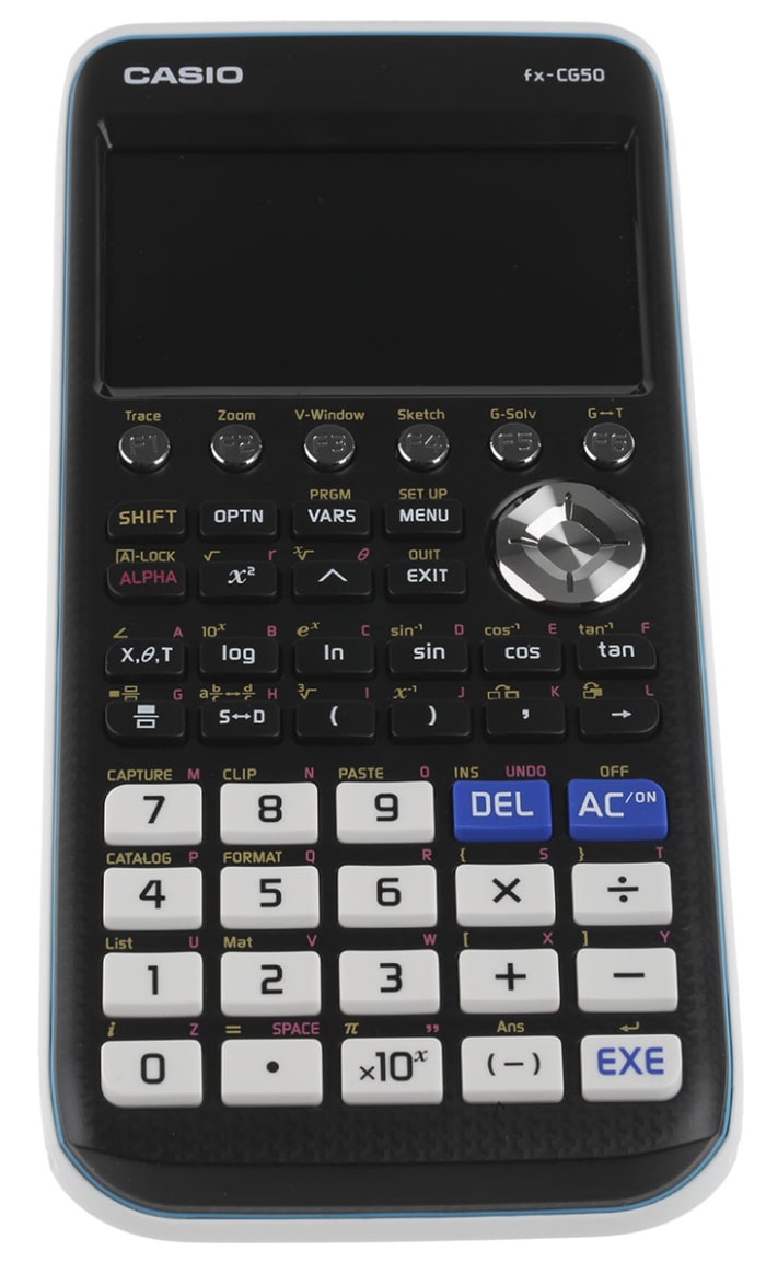 Cg50 calculator top
