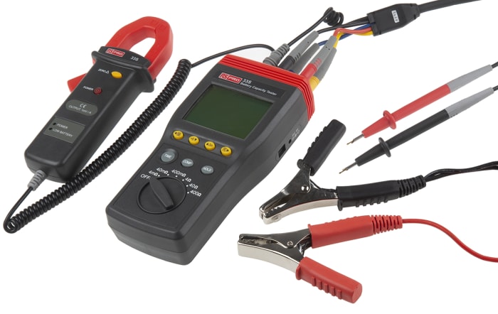 RS PRO Battery Tester 6V to 60V Lead Acid