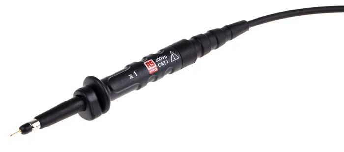 RS PRO Oscilloscope Probe, Voltage Type, 25MHz, 1:1, BNC Connector