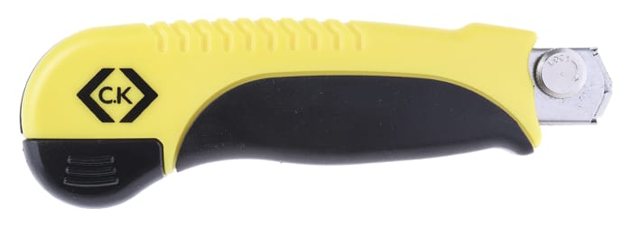C.K T0958. Cutter knife with 18 mm snap-off blade, 165 mm