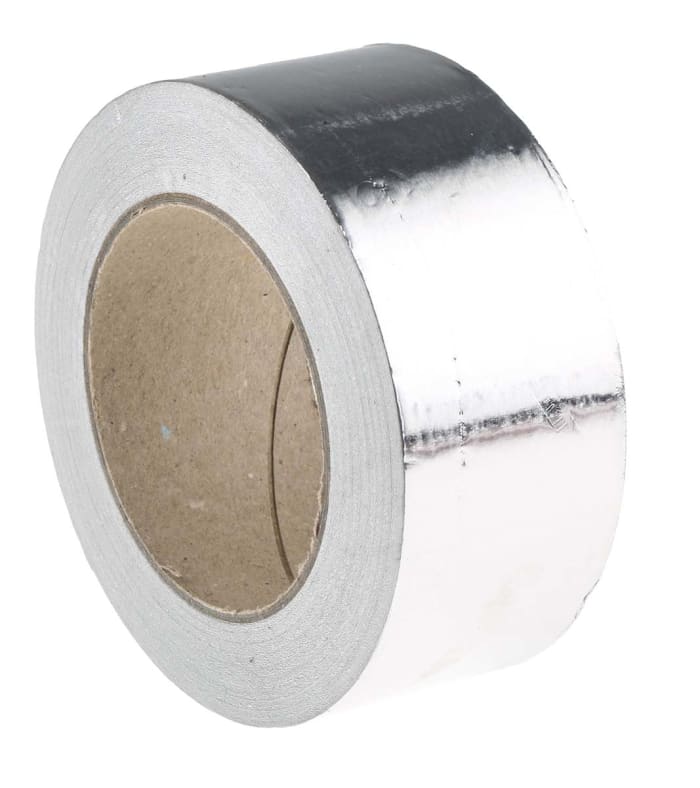 RS PRO White Double Sided Paper Tape, Non-Woven Backing, 25mm x 50m