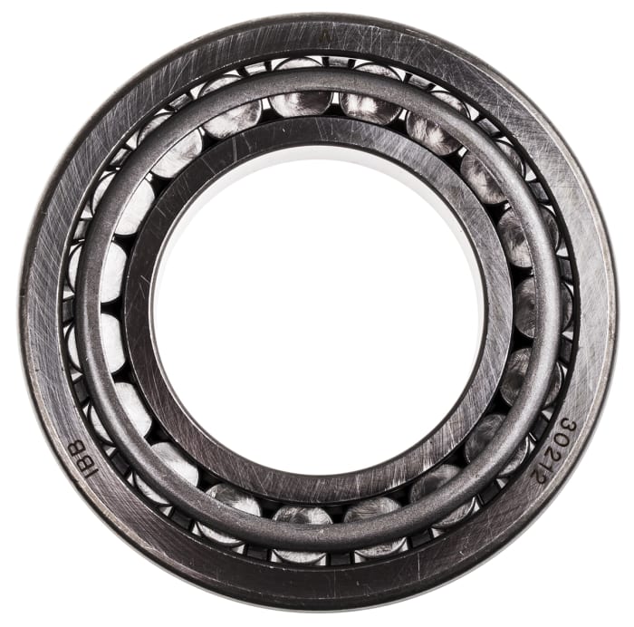RS PRO 30211 Taper 55 mm I.D Metric Roller Bearing, 100 mm O.D