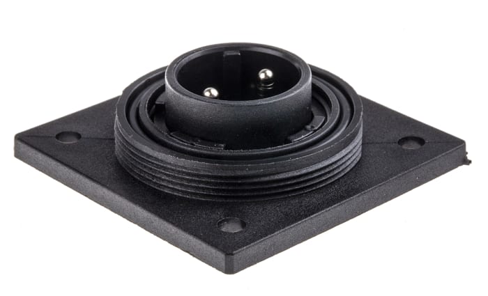 Bulgin Circular Connector, 2 Contacts, Flange, Standard Connector, Plug, Male, IP68, Standard Buccaneer Series