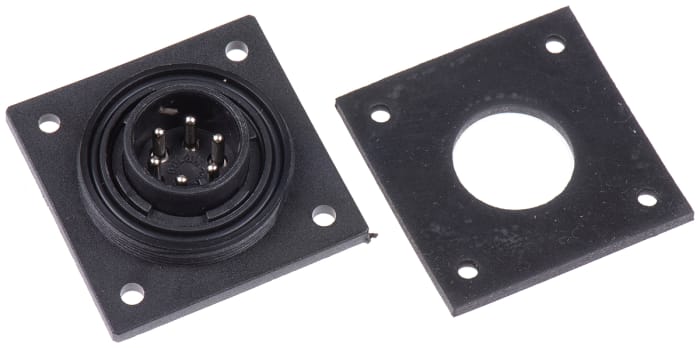 Bulgin Circular Connector, 6 Contacts, Flange, Standard Connector, Plug, Male, IP68, Standard Buccaneer Series