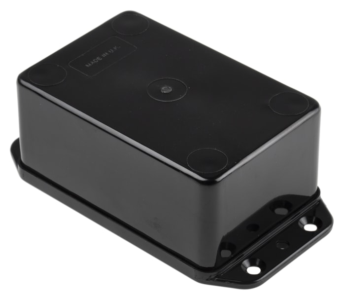 Boîtier RS PRO en ABS, 108.2 x 58.2 x 39.5mm, Noir IP54