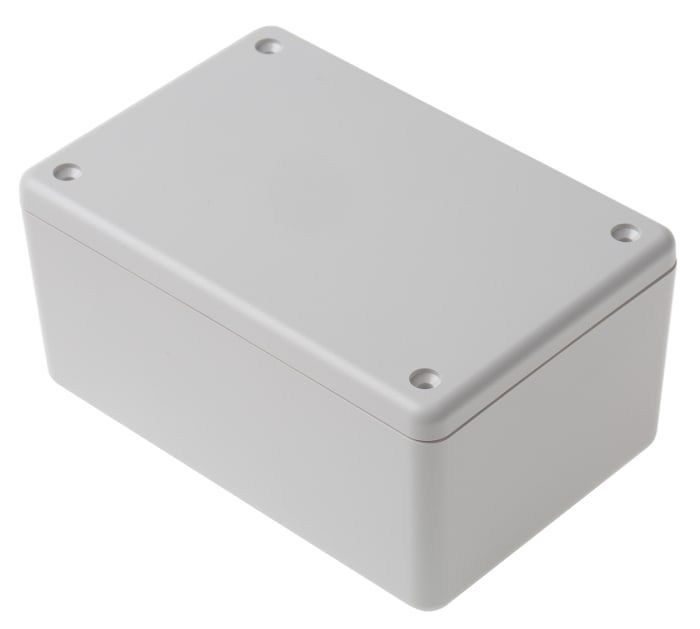 RS PRO White ABS Enclosure, White Lid, 105 x 70 x 50mm