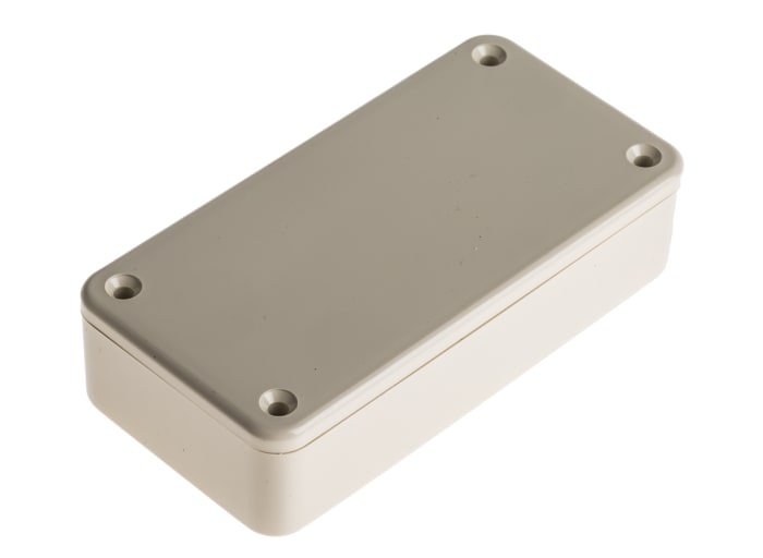 RS PRO White ABS Enclosure, IP54, White Lid, 100 x 50 x 25mm