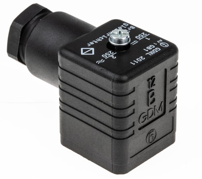 933925212 GDML 2011 GB1 LED 48 black Hirschmann Hirschmann, GDML 2P+E