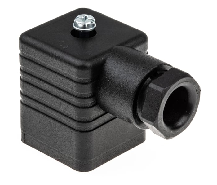 Hirschmann GDM 3P+E DIN 43650 A, Female Solenoid Valve Connector, 250 V ac/dc Voltage