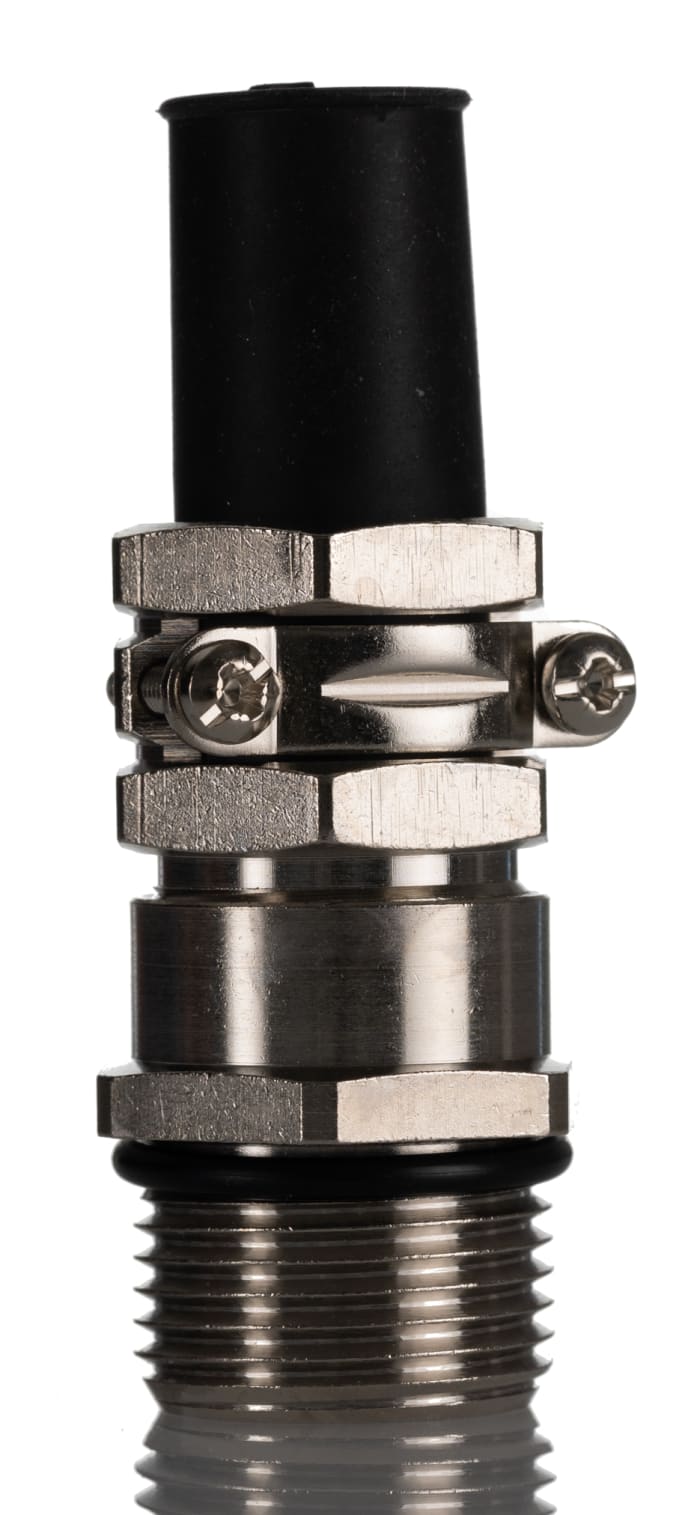 Presse-étoupe Lapp SKINDICHT, M20, en Laiton, Ø 7.5mm à Ø 9mm, avec contre-écrous, IP65