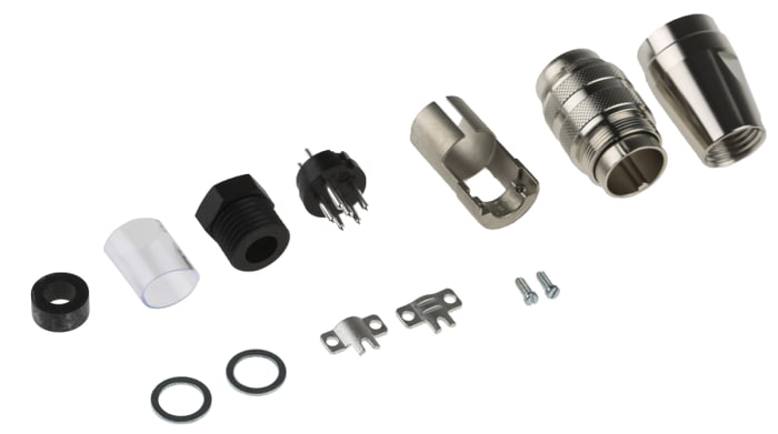 Amphenol Industrial, C 091 D 6 Pole M16 Din Plug, 5A, 300 V ac/dc IP67, Screw On, Male, Cable Mount