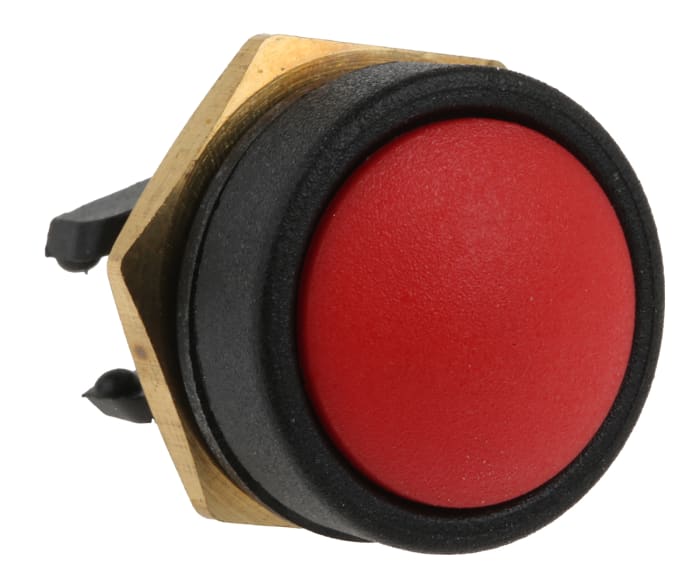 ITW Switches 49-59 Series Push Button Switch, Momentary, Panel Mount, 16mm Cutout, SPDT, Clear LED, 250V ac, IP67